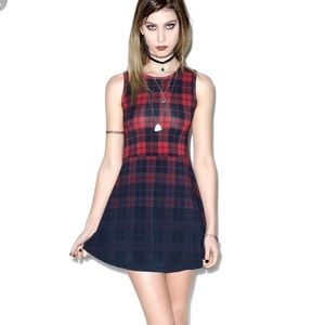 Killstar Tartan Skater Dress